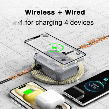 15W Magnetic Wireless Power Bank(Adapter)